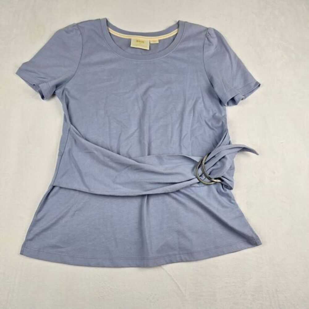 Maeve by Anthropology T-shirt Belt Blue‎ Women's small